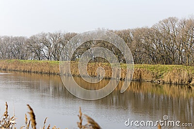 View of nature in Comacchio Stock Photo