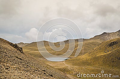 View of the Nevado de Toluca, inactive volcano of Mexico Stock Photo