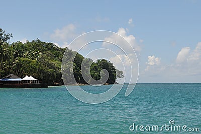 View of North Bay Island in Andaman and Nicobar Island. Stock Photo
