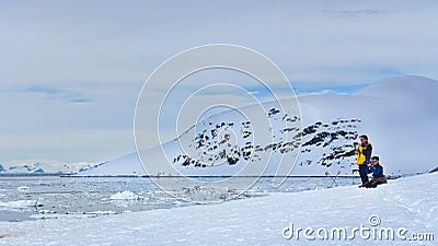Geographic North Pole. Editorial Stock Photo