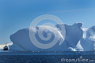 View of the Geographic North Pole Stock Photo