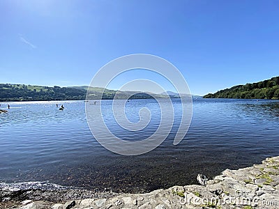 A view of the North Wales countryside Editorial Stock Photo