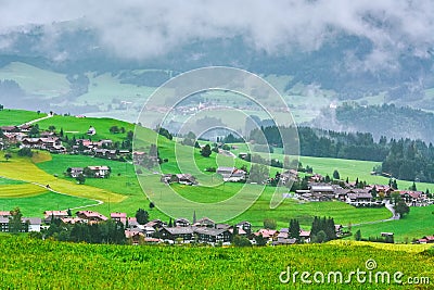 View of Obermaiselstein Stock Photo