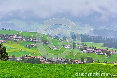 View of Obermaiselstein Stock Photo