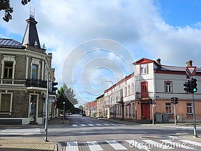 Ventspils town, Latvia Editorial Stock Photo