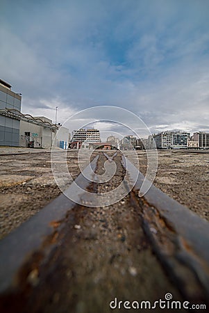 View of old port of Thessaloniki city Editorial Stock Photo