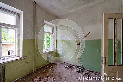 Abandoned house renovation project Stock Photo
