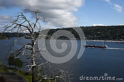 Drobaksundet strait. Oslofjord. Norway. Stock Photo