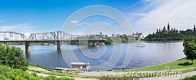 View of Ottawa from Gatineau Stock Photo