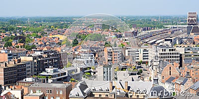 View over hasselt, belgium Stock Photo