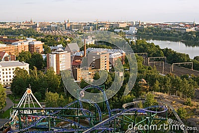 View over Helsinki Stock Photo