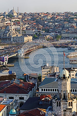 View over Istanbul Stock Photo