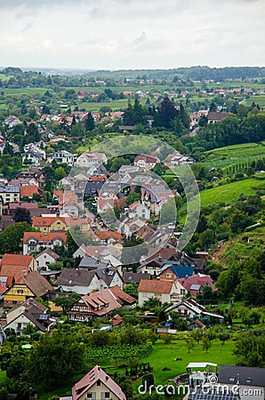 View over Offenburg, Germany Stock Photo