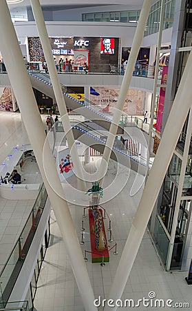 Shopping Mall Interiors Editorial Stock Photo