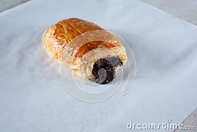 pain au chocolat pastry, filo, phyllo, dough, donut, croissant Stock Photo