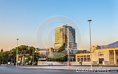 View of the Palace of Congresses in Tirana Stock Photo