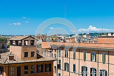View of panorama Rome, skyline Stock Photo