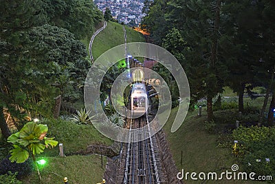 View from Penang Hill, Penang, Malaysia Editorial Stock Photo