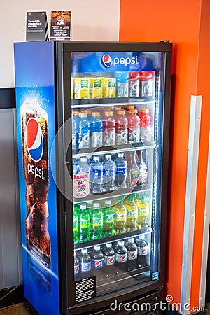 Pepsi fridge Editorial Stock Photo