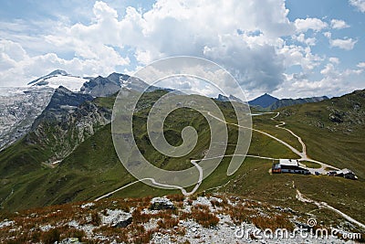 View from the Pfannk pfl Zillertal Stock Photo