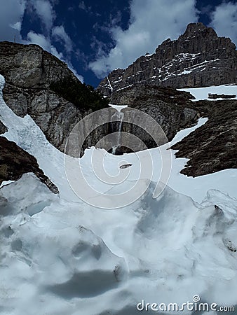 Wonderful view of the pick in the mountains Stock Photo