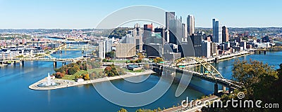 View on Pittsburgh, PA Stock Photo