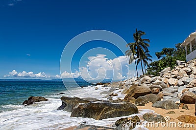 Playa Las Animas in Mexico Stock Photo