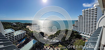 View point of Pattaya City the landmark is famous at South Pattaya in khao Pratumnak Editorial Stock Photo