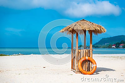 View point for the safety of tourists and vacationers Stock Photo