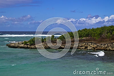 View Point St Francois, Rodrigues Island Stock Photo