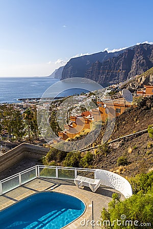 View point at Tenerife Stock Photo