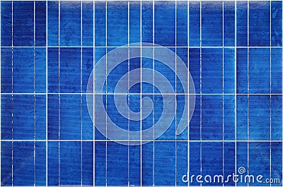 View of polycrystalline photovoltaic cells Stock Photo