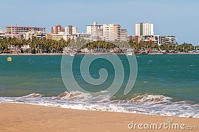 View of Ponta Verde Stock Photo