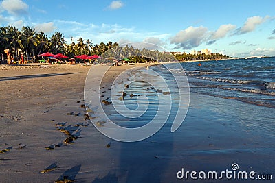 View of Ponta Verde Stock Photo