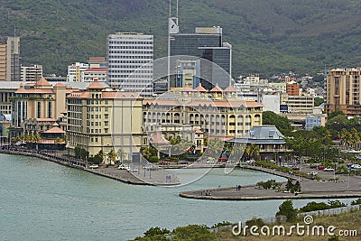View of Port Louis, Mauritius Editorial Stock Photo