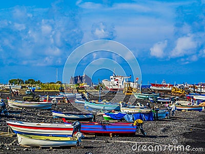 Stromboli, Italy Editorial Stock Photo