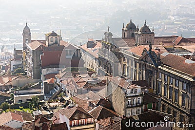 View of Porto from high Stock Photo