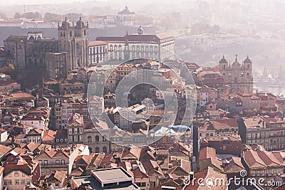 View of Porto from high Stock Photo