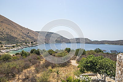 View of Porto Palermo Bay Stock Photo