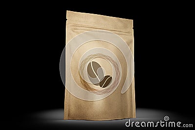 Pouch Packaging Design Mockup Stock Photo