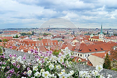 View of Prague, Czech Republic Stock Photo