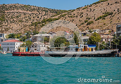 View from the promenade of the bay Editorial Stock Photo