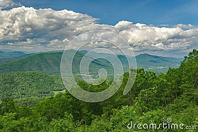 View of the Purgatory Mountain, Virginia, USA Stock Photo