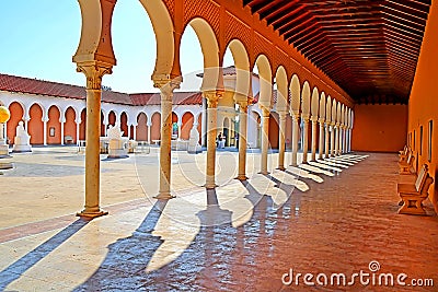 View of Ralli museum yard in Caesarea, Israel Editorial Stock Photo