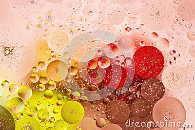 View of red, orange, brown, pink, yellow colorful abstract design, texture. Stock Photo