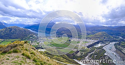 View from the Remarkables Stock Photo