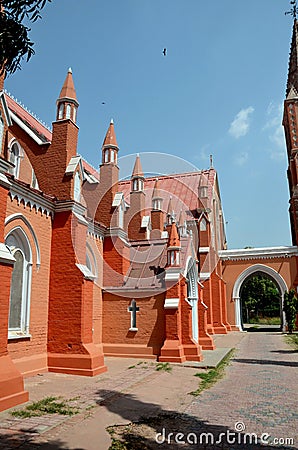 View of renovated St Mary the Virgin Church Cathedral Multan Pakistan Editorial Stock Photo