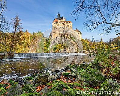 Kriebstein Castle in Saxony, Germany Stock Photo