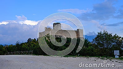 View of Rocca Janula, Montecassino, Cassino, Latium, Italy Editorial Stock Photo