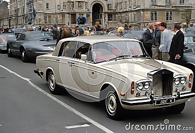 A view of a Rolls Royce car Stock Photo